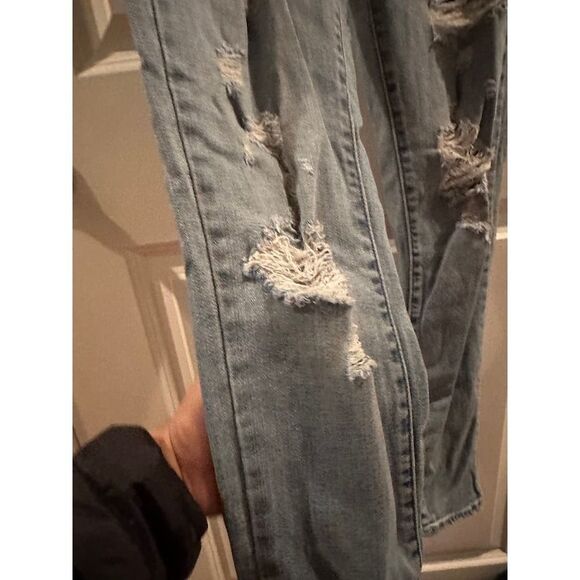 Levi's 721 High Rise Distressed Skinny Jeans Size 26 - Picture 4 of 12